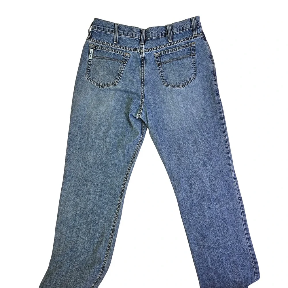 Cinch Mens MB92834003 Straight Leg Blue Denim Jeans 34x38 Medium Wash Cowboy - Picture 2 of 16